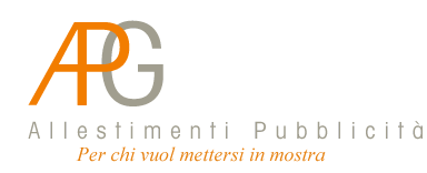 APG Allestimenti Pubblicità - per chi vuole mettersi in mostra